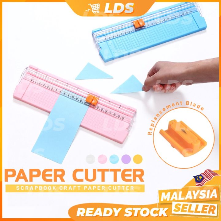 LDS A4 Cutter Size Scissor Knife Scrapbook Craft Paper Cutter Photo Cutter  Stationery Timmer Cutter Pemotong Kertas 切纸机